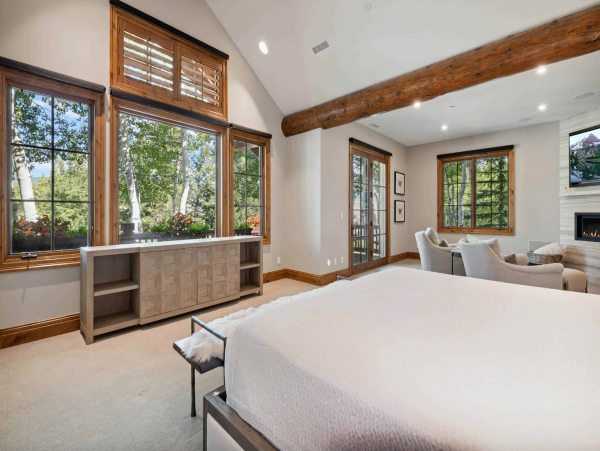 Ski in via Bedstraw and shuttle out Bachelors Gulch Residence